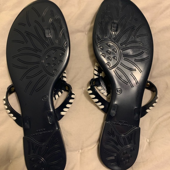 NEW Navy and White Jack Rogers Georgica Sandals - Picture 5 of 5